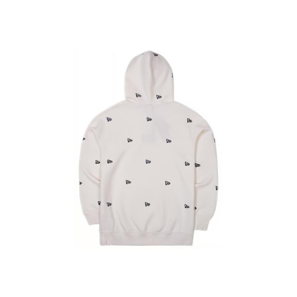 New Era SS23 Embroidered All Over Print Pullover Comfortable American Hoodie Unisex hoodies Ivory 13560522