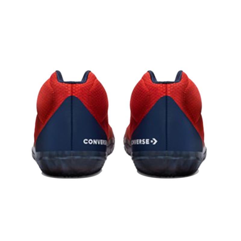Converse All Star BB Evo Chuck Taylor  Low-top Performance Basketball Shoes Unisex Red and Gray