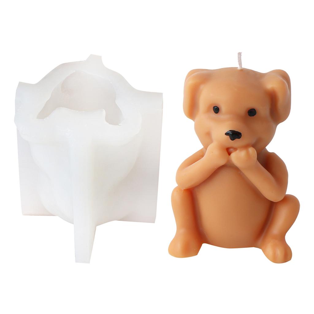 Animal Silicone Molds Dog Candle Molds Casting Molds Cats Plaster Molds Baking Molds Craft Supplies for Candle Making
