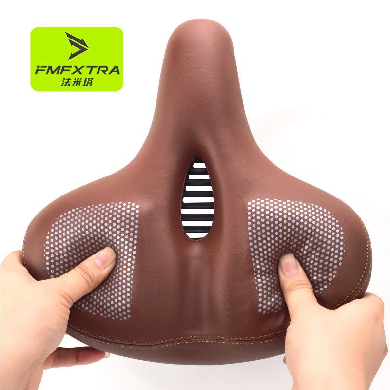 Bicycle Seats Fit For Comfort Men Women Oversized & Extra Soft Padded Bike Seat Cushion Comfortable Large Bike Saddle Mountain