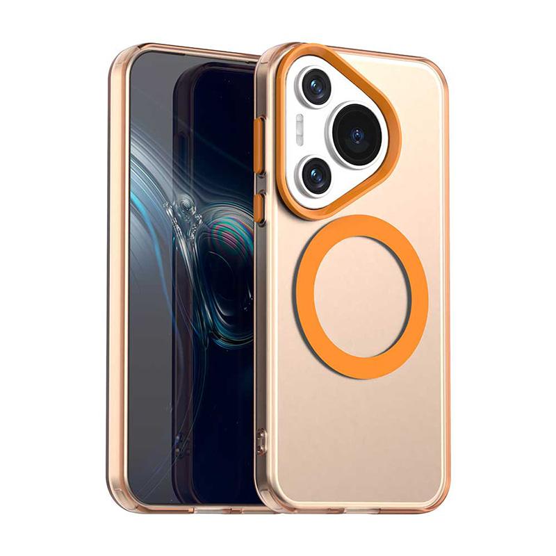 For Huawei Pura 70 Ultra Shockproof Matte Translucent Phone Case For Huawei Pura 70 Pro Plus for Magsafe Wireless Charge Cover