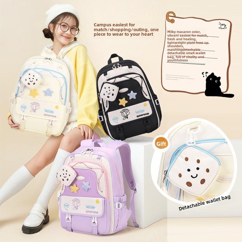 Cute School Bags for Teenage Girls Middle High School Backpack College Student Book Bag Large Capacity Backpack Travel Bag