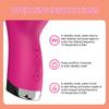 2 In 1 Vibrator for Woman, Vibrating Dildo, Clitoris Vibrator, G-spot Vibrator, Clitoris Suction Cup, Adult Sex Toys