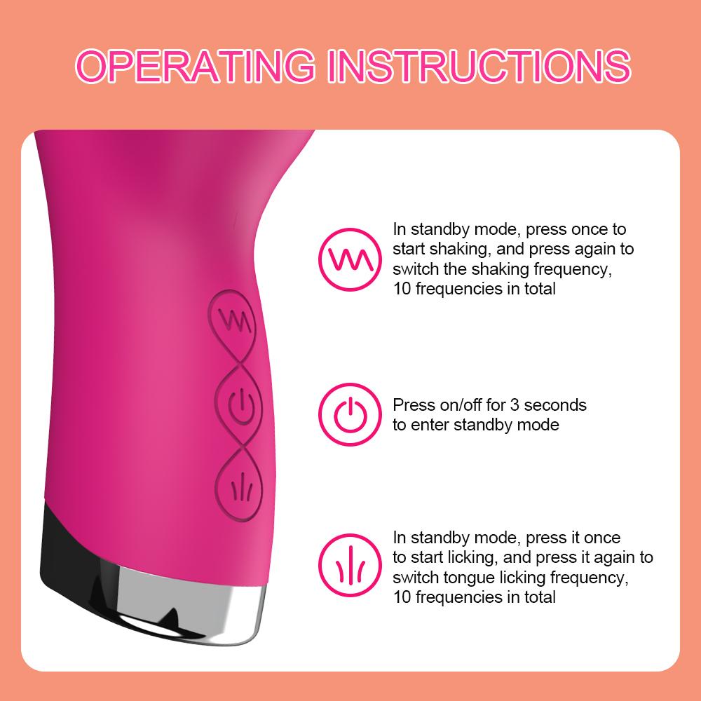 2 In 1 Vibrator for Woman, Vibrating Dildo, Clitoris Vibrator, G-spot Vibrator, Clitoris Suction Cup, Adult Sex Toys
