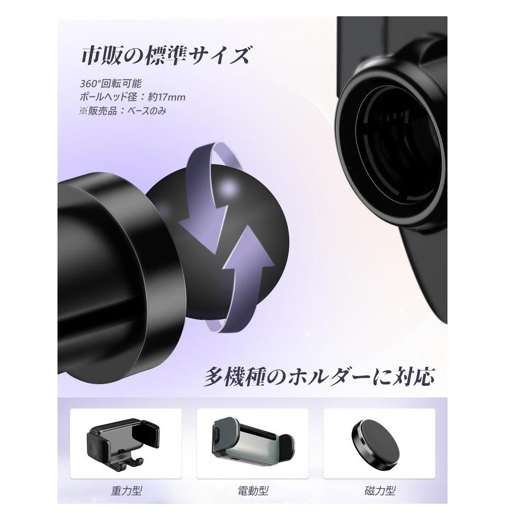 LUWU New Harrier 80 Series Exclusive Base with Ball Joint for Car, Harrier 80