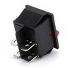 Pack Of 4 Rocker Switches With LED Indicators Light Accessory for Easy Operations In Various Electrical Circuits