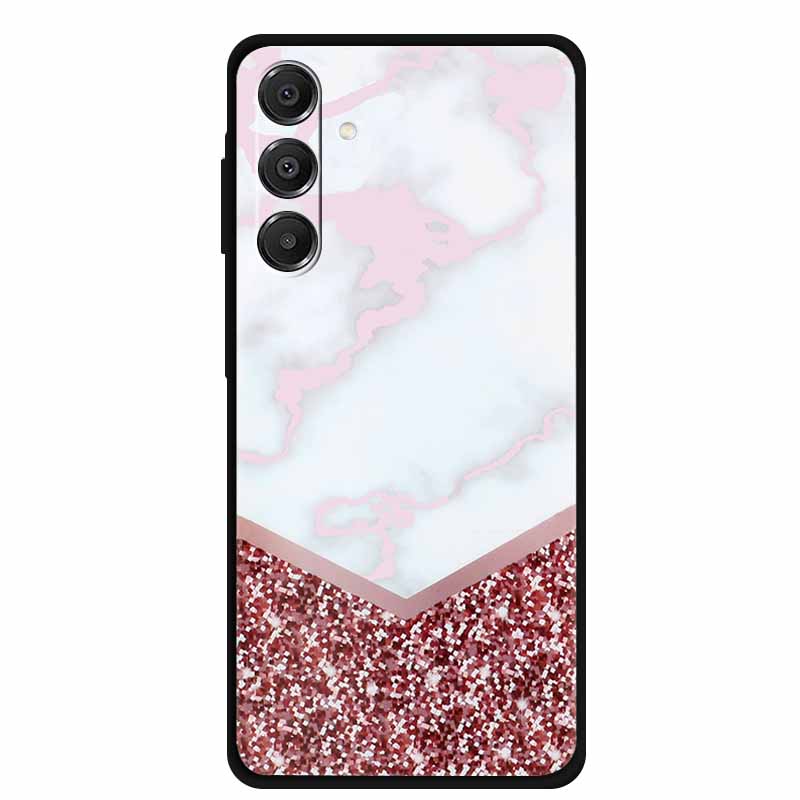 For Samsung Galaxy A14 A15 A16 5G Case Marble Soft TPU Phone Back Cover For Samsung A14 A15 4G Shockproof Silicone Painted Coque