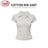 Langsha Women's Summer Short Sleeve Polo T-Shirt