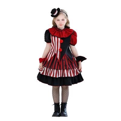 Halloween Children's Costumes Clown Costumes Circus Party Funny Costumes Carnival Costumes Girls Dresses