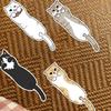 30Pcs Kitten Shape Bookmarks Paper Bookmarks Book Page Marker Portable Reading Aid for Book Lover Teacher Student
