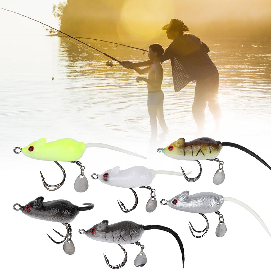 6 Pcs 5.5cm10.5g Sequin Artificial Frog Fishing Lures Hard Baits with Hooks Fish Tackle Accessories