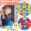 12 Balls Children Throw Sticky Ball Dartboard Boards Target Ball Kids Toys Set Indoor Sports Sucker Ball Game Family Sport Party