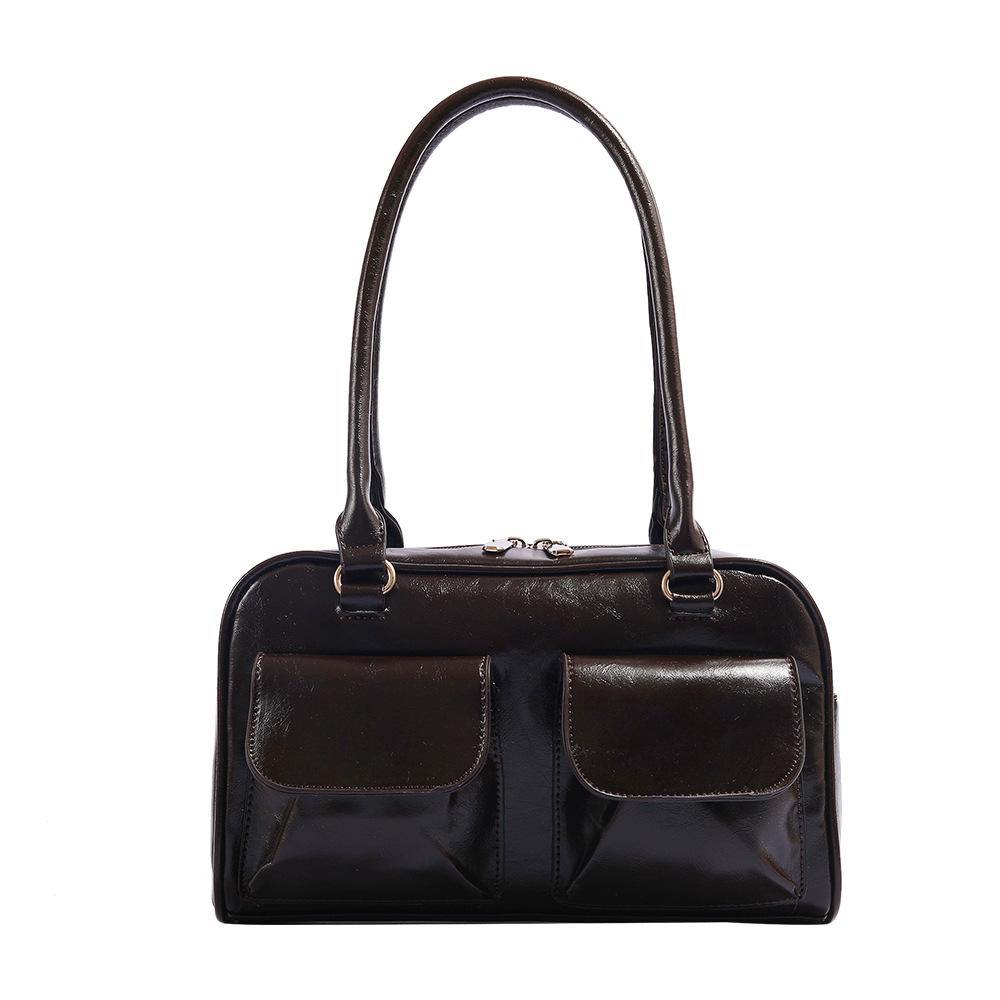 Niche Design Retro Underarm Bag 2025 New Large Capacity Shoulder Bag High-End Commuting Handbag Trendy