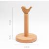 Wooden Paper Towel Holder, Cute Paper Holder Animal Shape Toilet Tissue Paper Roll Holder Storage Stand Wood Paper Towel Holder(Bird)