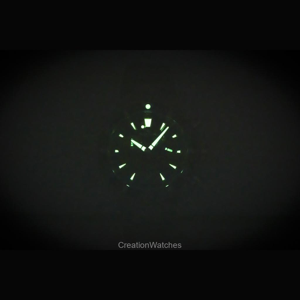 Edox Delfin The Original Chronograph Rubber Strap Black Dial Quartz Diver's 10112-3NCA-NIN 200M Men's Watch