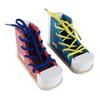 Tie Shoes Montessori Tie-Up Shoe Puzzle Toy Wearing Shoes with Shoelaces Toy  Kids Gift