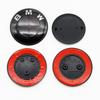 Sada předních zadních log z uhlíkových vláken k 50. výročí pro BMW 82mm 74mm Znak E46 E90 F30 F10 2-pinový základní díl DIY Náhradní dekorativní sada