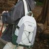 Outdoor Contrast Backpack Large Capacity Lightweight Travel Backpack Sport Schoolbag