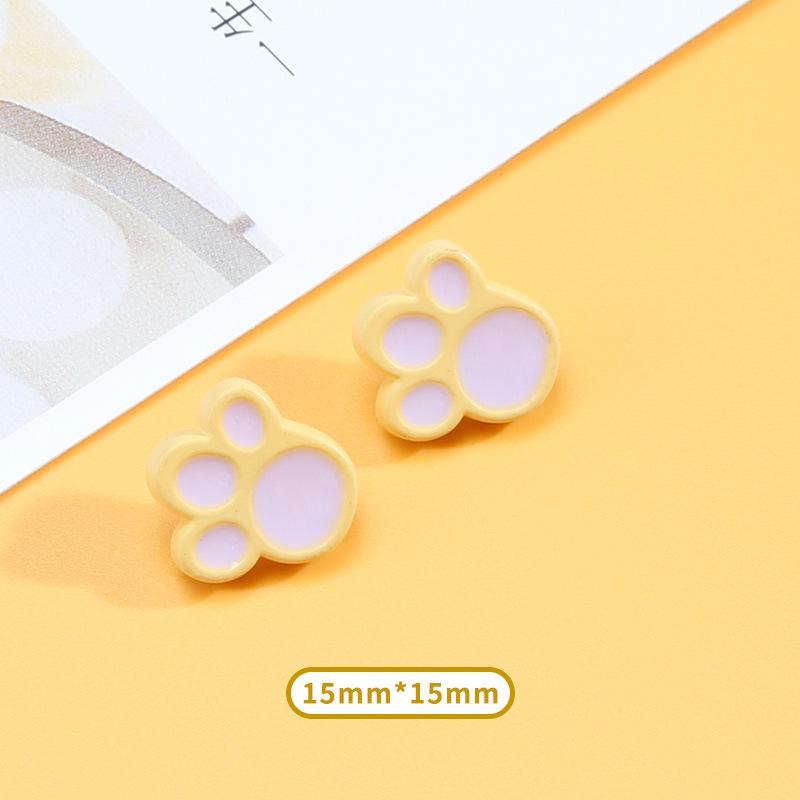 Colorful Cartoon Buttons Children'S Clothes Jacket Sweater Coat Decorative Button Accessories Versatile Cute Clothing Buttons