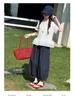 Girls' Lace Half-Sleeve Top & Nine-Point Bloomer Summer Set - Korean Style