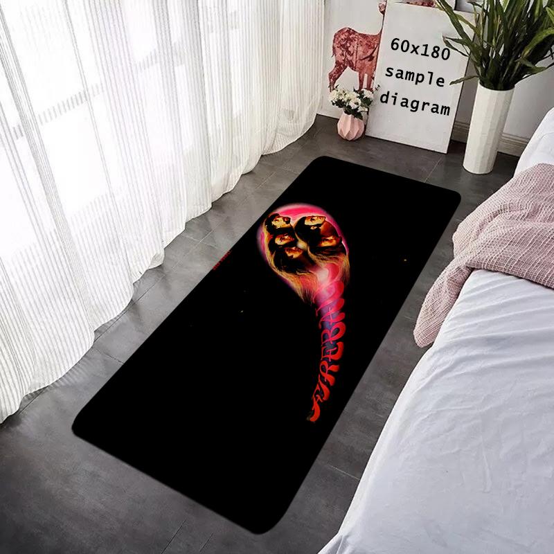 Foot Rug Welcome Floor Mat for Entryway Deep Purples Bath Hallway Carpet Kitchen Water Absorbed Rugs Fluffy Home Decor