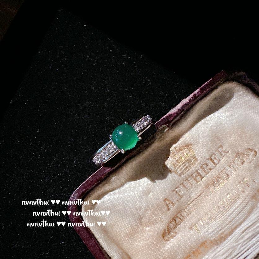 Ice Seed, Chalcedony Water Drop Gem Necklace, Water Spirit, High Ice Chalcedony Flower Earrings, Lychee Frozen Ring.