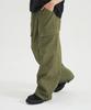 SLOWACID Oblique Pocket Cargo Pants [Khaki]