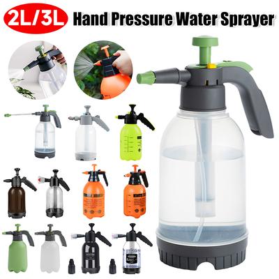 Rociador de agua a presión manual de 2/3 l, para lavado de autos, limpieza, desinfección, regadera, bomba de aire manual, rociador de jardín, botella rociadora para plantas