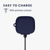 Kwmobile Earphone Case for Anker Soundcore Sport X20 Wireless Drop Navy Blue - Earphones, Silicone, Protection,