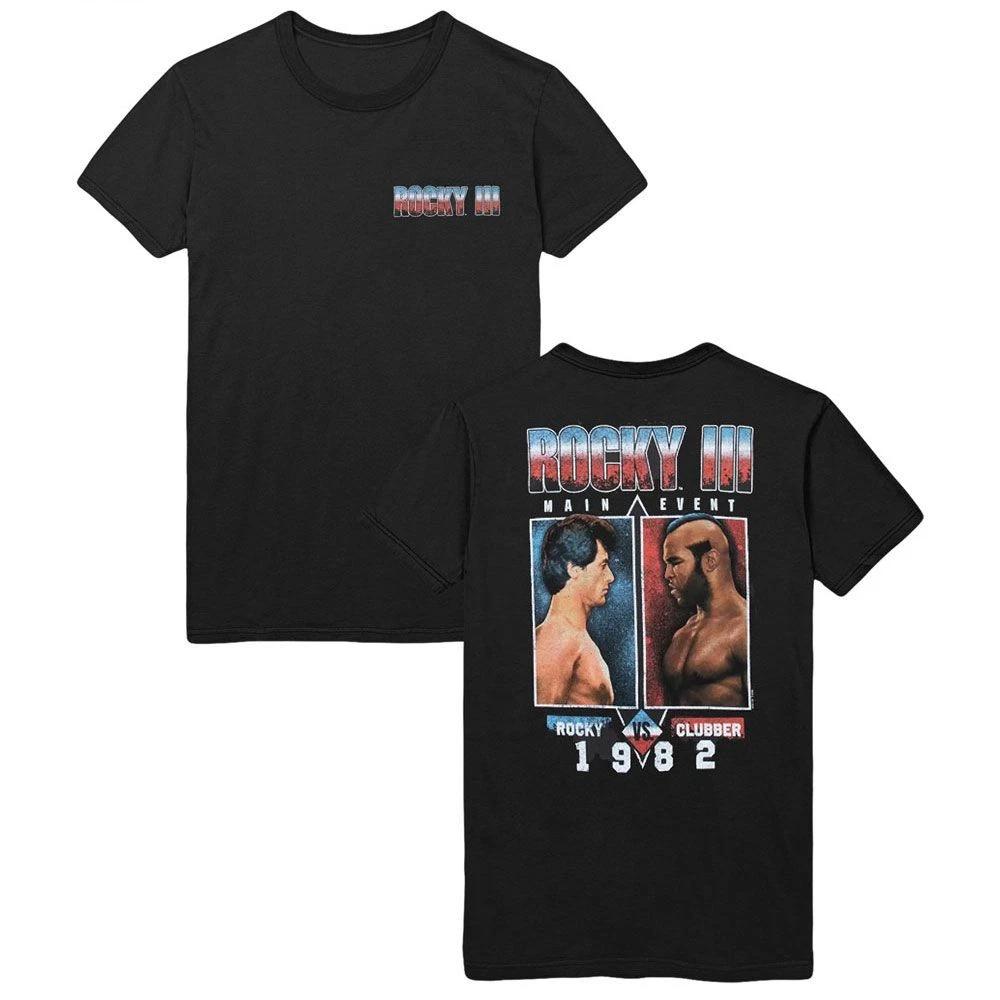 Rocky Vs Clubber Front And Back Black Movie Children s T-shirt 140