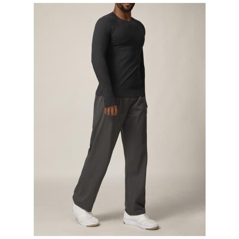 Mens Quick Dry Long Sleeve Sports Fitness Running Training Workout Top