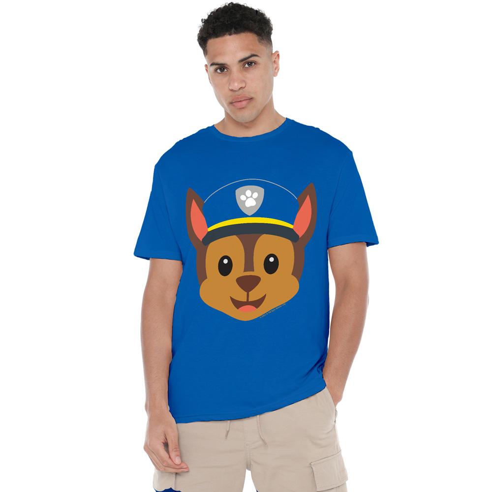 Paw Patrol Mens Chase Emoji T-Shirt