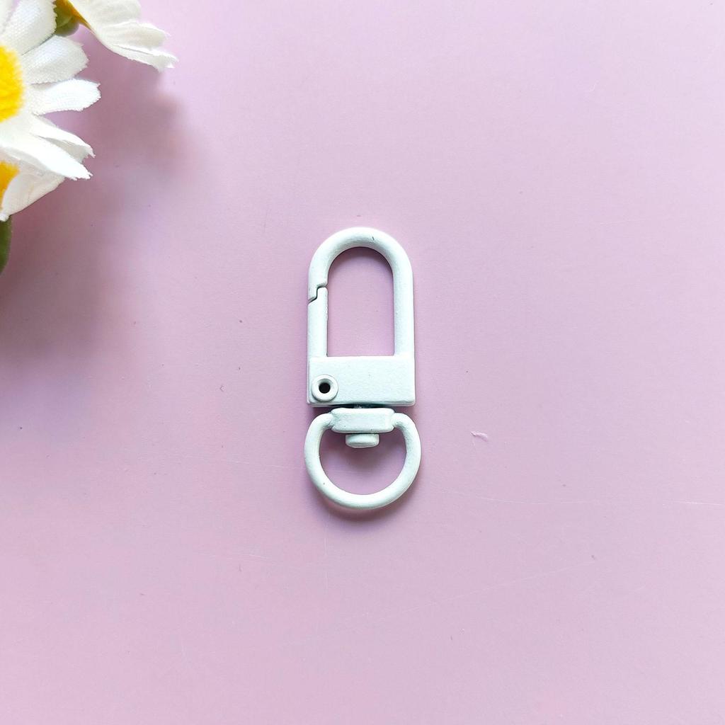 Bunte DIY Schlüsselanhänger-Accessoires: Kleine 3-Punkt Candy Color Hundeschnalle für Schmuck, Handtaschen und Puppenaufhängung