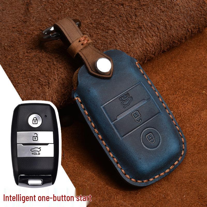 Kia Key Cover for Zhi Pao 3/5, Pao 4, Yi - Genuine Leather Shell