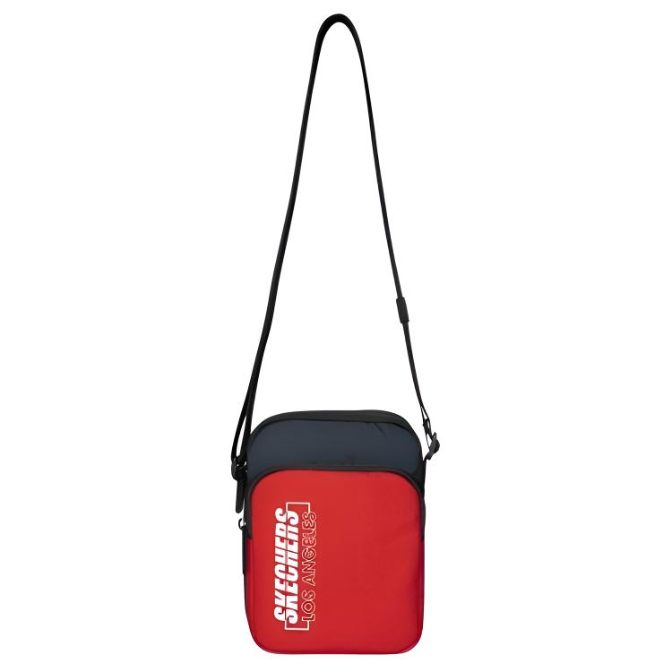 Skechers Fashion Versatile Fabric Shoulder Crossbody Bag Unisex bags Racing-Red L320U166-0003 Race Red