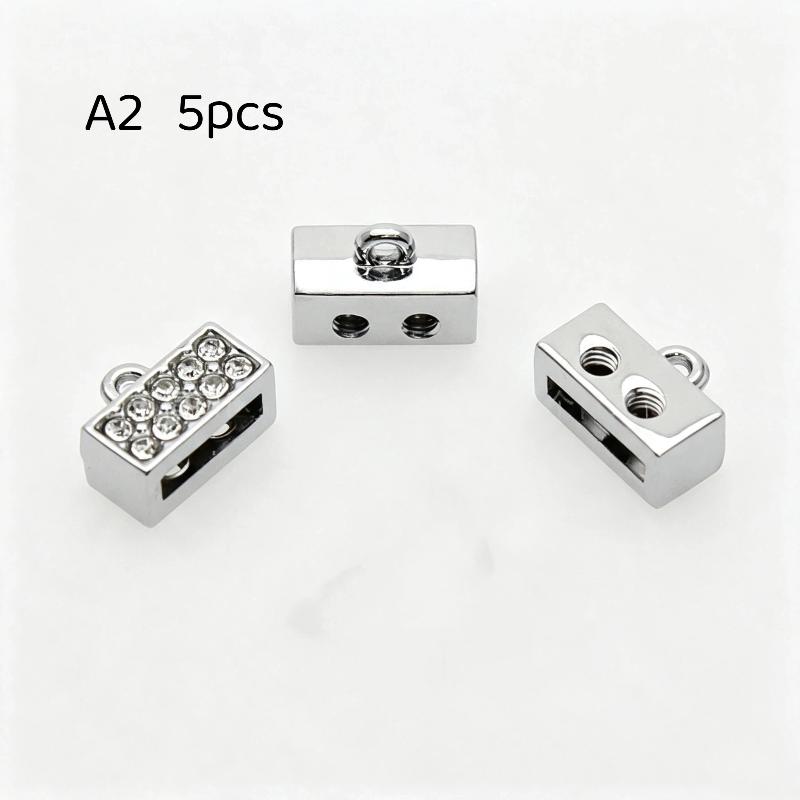 5/10Pcs Jewelry Diy Accessories 8Mm Crystal Connector Charms For Bracelet Making Keychain Phone Strip Women Gift
