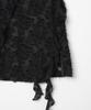 Milo Woman Sheer Ruffle Midi Skirt [Black]