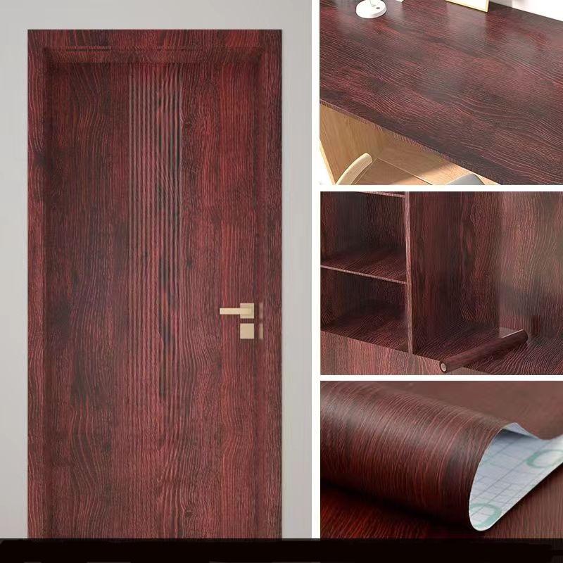 5 meter behang en behang Echt houtnerfbehang PVC Vinyl zelfklevend behang voor muur bureau kledingkast kast toonbank huisdecoratie