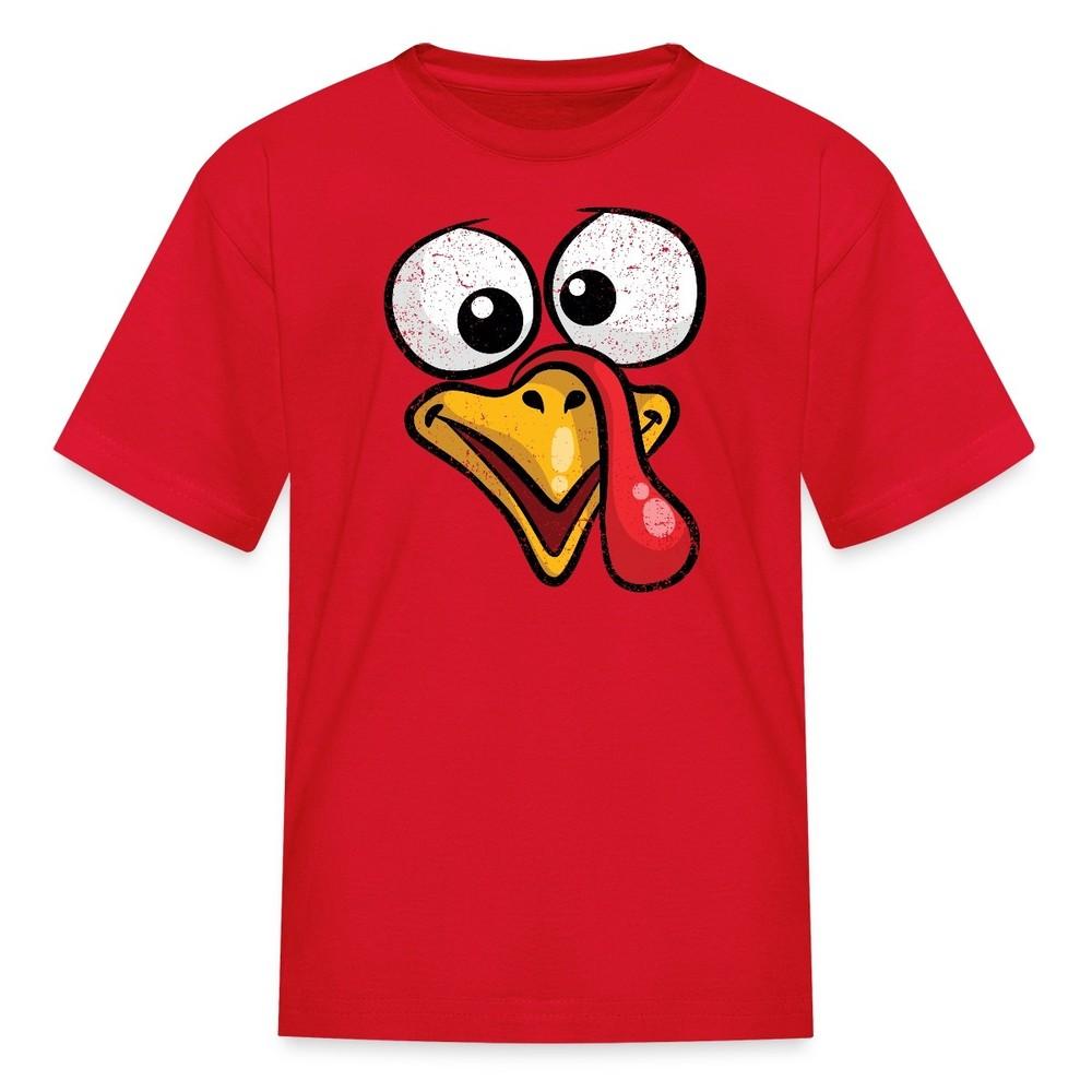 Забавная футболка с мордочкой индейки для детей 4XL