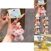 Plush Mini Elephant Keychain With Cartoon Design For Backpack Decor And Gift