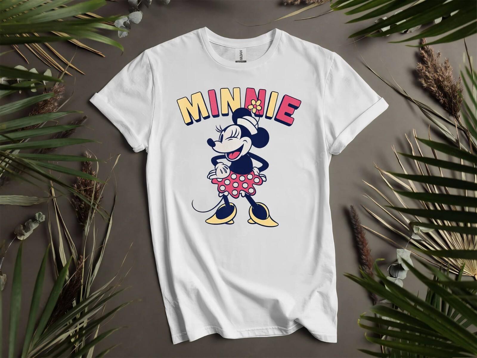 Disney Mickey And Friends Minnie T-shirt T shirt Men Women Unisex Tshirt K238 XXL
