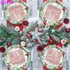 20pcs Disposable Napkins with Santa Claus, Christmas Tree Print for Wedding,Parties,and Daily Use for Thanksgiving Fall Christmas Table Decoration