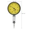 0-0.8mm Range Dial Test Indicator Yellow High Accuracy Gauge  For Machine Setup
