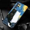 Phone Case For Samsung Galaxy S26 S25 S24 S23 S22 S21 Ultra S24 S23 S22 S21 S25 Plus S24 FE Starry Night van gogh cat
