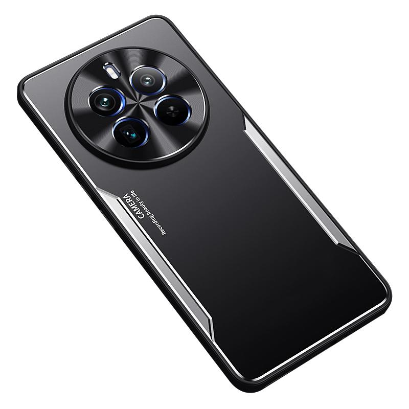För Realme 12 Pro 5G/12 Pro+ 5G Skal Aluminiumlegering+TPU Ultratunn Stöttålig Telefonskydd