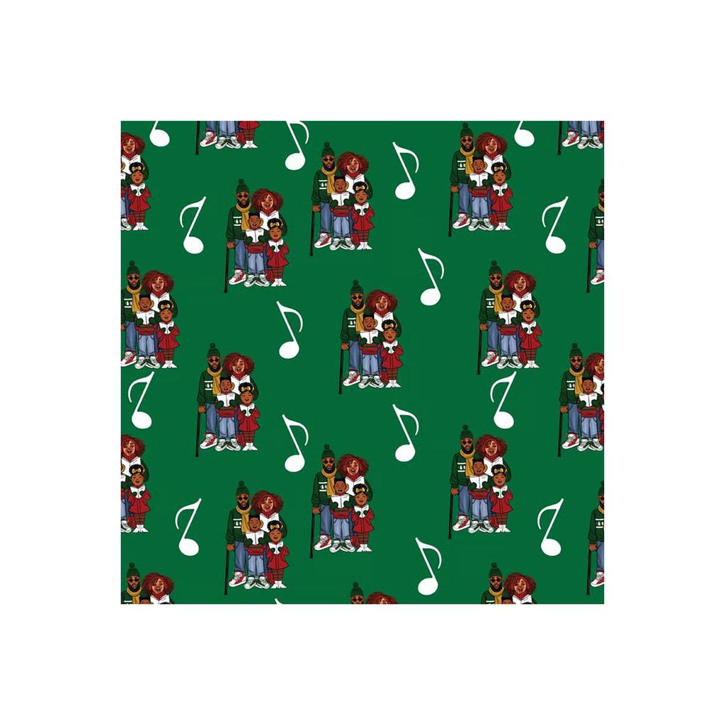 Christmas Gift Wrapping Paper Roll Holiday Decorative Packaging Material