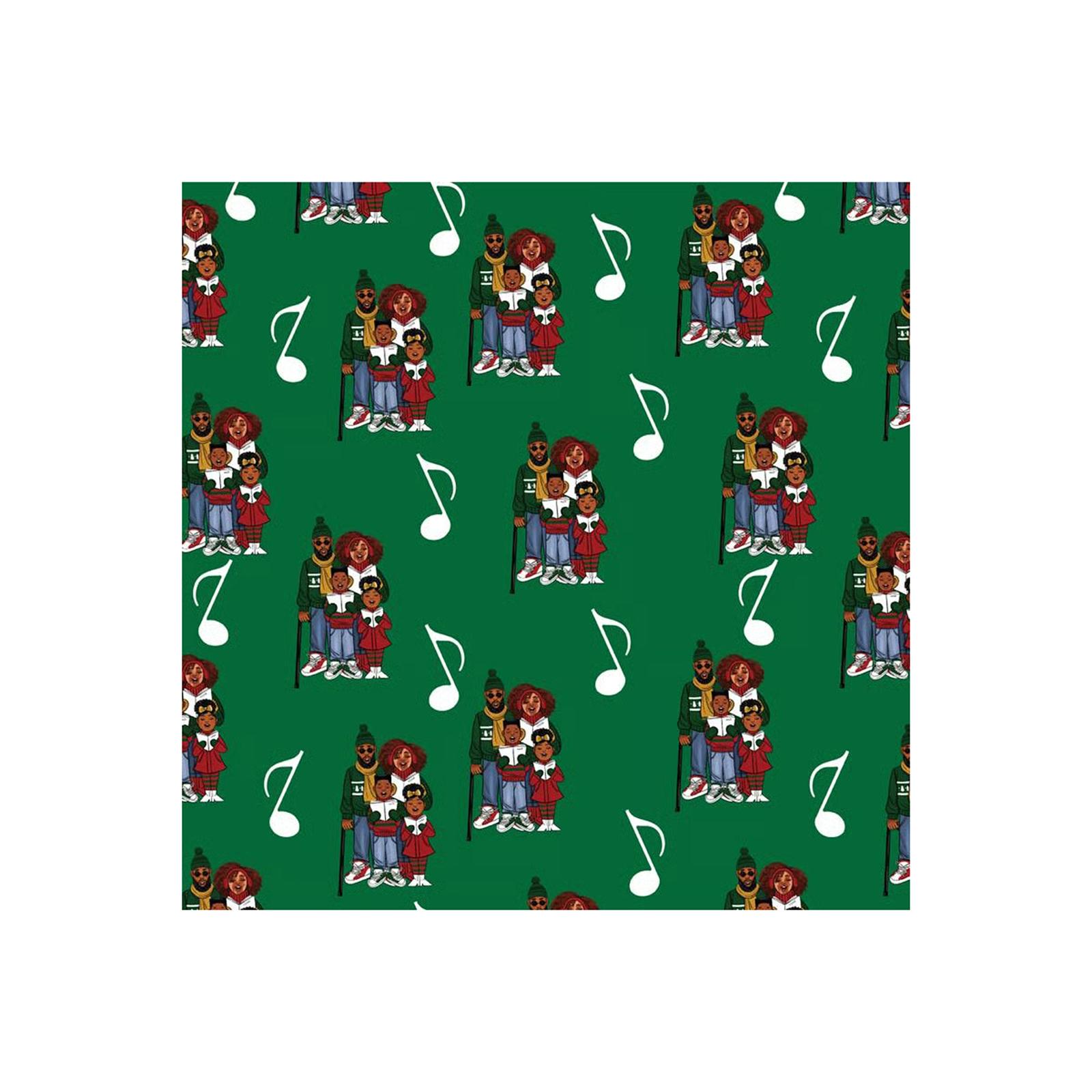 

Рождественская подарочная упаковочная бумага в рулоне Праздничный декоративный упаковочный материал One Size