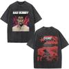 Debi Tirar Mas Fotos DTMF World Tour Rapper Bad Bunny Gewaschenes T-Shirt