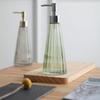 Liquid Soap Dispenser Bottle for Hand Soap, Lotion, Dishwashing Detergent, and Shampoo. Stylish Glass Liquid Soap Dispenser with Refillable Container