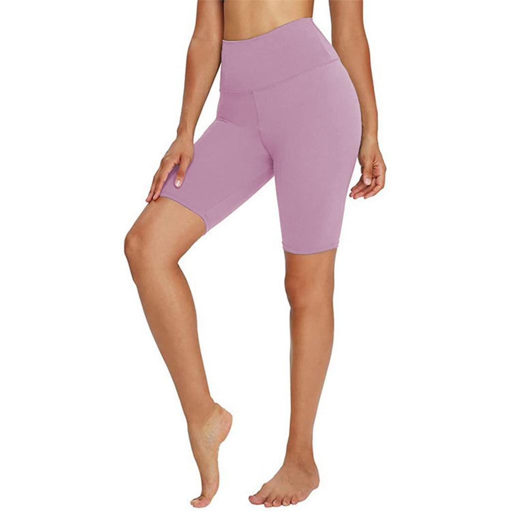 Women's Barely-There Yoga Shorts, Peach Buttocks Fitness Pants, High-Elastic Tight Abdomen-Lifting Buttocks Cycling Pants